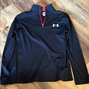 Under Armour Black and Red Pullover
